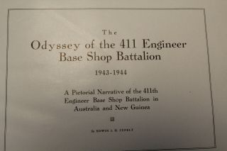 WW2 U.  S.  Army 411th Engineer Amphibian Co.  Australia & Guinea Book 2