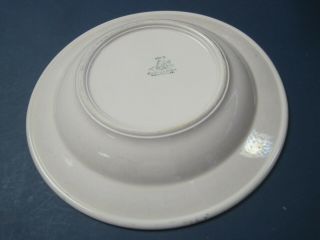 4 Vintage US Navy Officer Mess Soup Bowls w Blue Fouled Anchor by Shenango China 5