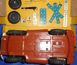 MARUSAN 1950 ' s Construction Jeep MIB WITH Instructions & Unassembled TRAILER 10