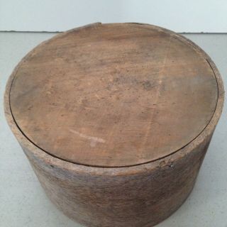 Vintage Antique Primitive Wooden Pantry Box & Wood Bucket 12