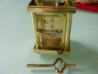 FANTASTIC SWISS MINIATURE CARRIAGE CLOCK BY MATTHEW NORMAN MINTED 6