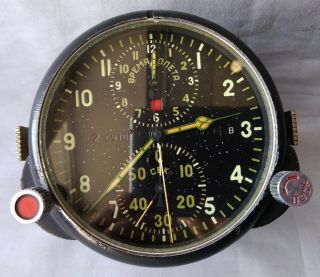 Military Aviation Clock CHRONOGRAPH AChS - 1,  MiG - 29,  helicopter MI - 8 2
