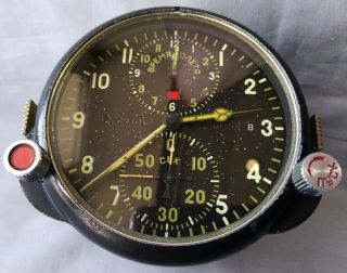 Military Aviation Clock CHRONOGRAPH AChS - 1,  MiG - 29,  helicopter MI - 8 3