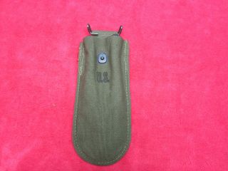 Us Wwii Wire Cutters Mkd U.  S.  And Web Carry Pouch Dated 1945.