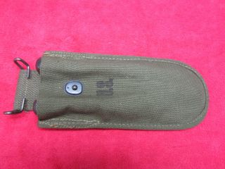 US WWII Wire Cutters Mkd U.  S.  and Web Carry Pouch dated 1945. 2