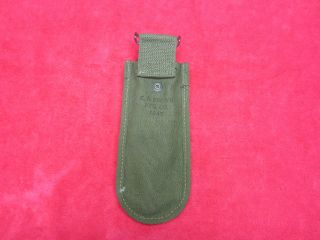 US WWII Wire Cutters Mkd U.  S.  and Web Carry Pouch dated 1945. 3