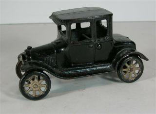 1920s Large Size Cast Iron Arcade Two Door Model T Ford Sedan Toy Automobile