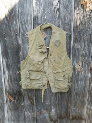 Wwii World War 2 Us Army Airforce Air Forces Pilots Survival Vest With Holster
