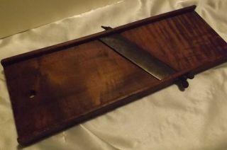 Antique Wooden Mandolin - Slaw Cutter Joseph Yund & Co.  Furniture Makers