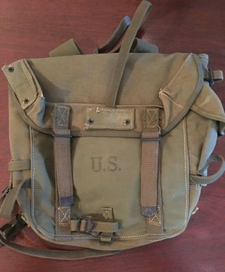 Wwii 1945 Combat Pack Backpack Haversack