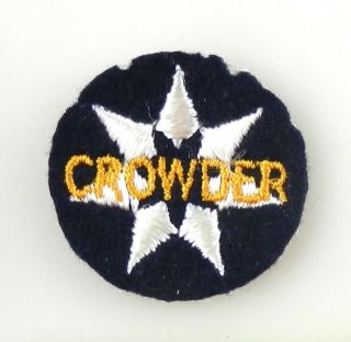 Wwii Us Army 7th Service Command Camp Crowder Ground Unit Patcht70f7