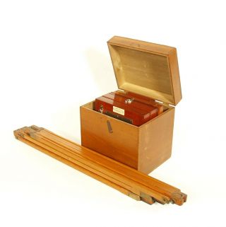 Tiny,  1890 Rochester Optical 4 x 5 Wood Tailboard Camera Outfit 12