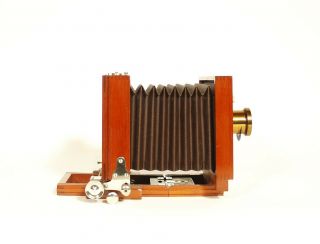 Tiny,  1890 Rochester Optical 4 x 5 Wood Tailboard Camera Outfit 6
