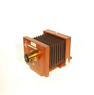 Tiny,  1890 Rochester Optical 4 x 5 Wood Tailboard Camera Outfit 9