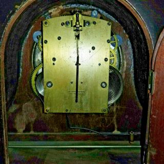 Antique Ansonia Clock Co PRECISIA 4 Tabour Mantle Clock 8 Day 11