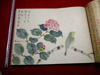 9 - 135 Japanese Nanga Large Book Woodblock Print Book