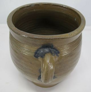 Antique c 1790 or Earlier Colonial Era American NY Manhattan Stoneware Jar yqz 5