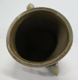 Antique c 1790 or Earlier Colonial Era American NY Manhattan Stoneware Jar yqz 8