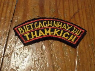 Guaranteed Vietnam Arvn Airborne Ranger Recon Special Forces Patch Tab