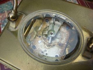 Vintage Timepiece Platform Escapement Carriage / Mantle Clock 5