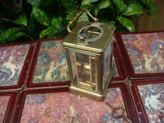 Vintage Timepiece Platform Escapement Carriage / Mantle Clock 7