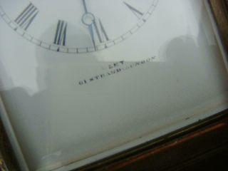 Vintage Timepiece Platform Escapement Carriage / Mantle Clock 9