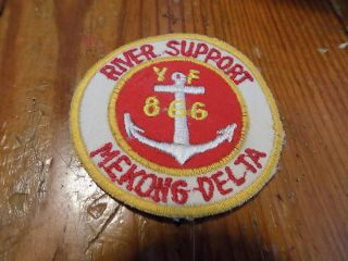 Guaranteed Vietnam Usn Navy Yf 866 Mekong Delta Beret Patch Theater