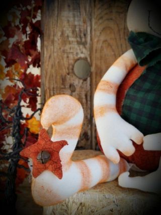 PriMiTiVe FoLkArT Halloween Ghost Art Dolls Sitter Soft Sculpture - Spooky and Boo 7