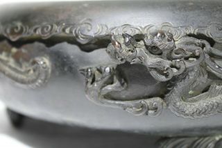Antique Japanese Bronze Bowl Censer - MARK 10