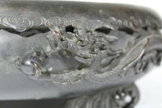 Antique Japanese Bronze Bowl Censer - MARK 11