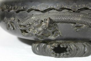 Antique Japanese Bronze Bowl Censer - MARK 9