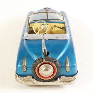 Distler Packard Convertible Car Tin Wind Up Clockwork Toy US Zone Germany 4