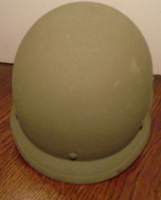 UNITED STATES OF AMERICA MILITARY MADE WITH KEVLAR HELMET W/ CAMO COVER X - SMALL 6