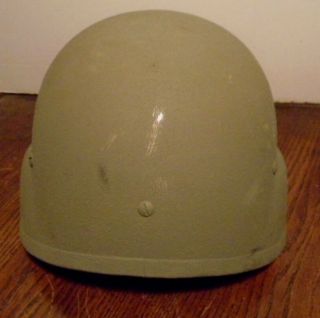 UNITED STATES OF AMERICA MILITARY MADE WITH KEVLAR HELMET W/ CAMO COVER X - SMALL 8