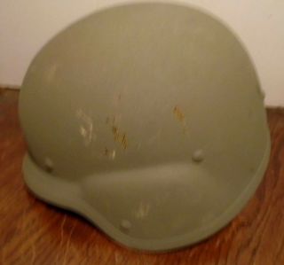 UNITED STATES OF AMERICA MILITARY MADE WITH KEVLAR HELMET W/ CAMO COVER X - SMALL 9