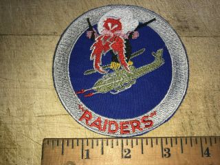 1970s/Vietnam? US ARMY PATCH - 68th ASSAULT HELICOPTER RAIDERS - BEAUTY 2