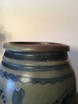 Freehand Decorated Antique Stoneware Crock - Greensboro,  PA 9
