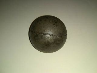 Cannonball (2 Lb 10.  6 Oz,  3 " Diameter) American Revolutionary War Usa