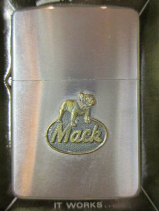 10038 MACK ZIPPO LIGHTER with Brushed Finish 3