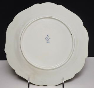 18th c Antique Sevres Porcelain Plate w Birds 1763 4