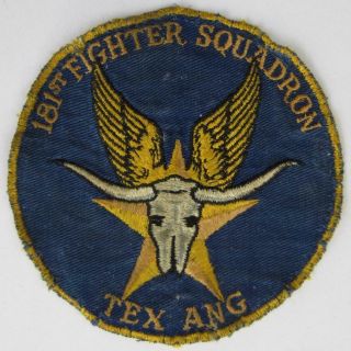 Usaf Military 181st Fighter Squadron Texas Ang Refueling Vintage Patch