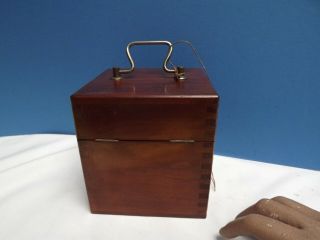 Medical [ Shocking Coil ] Cased { Glass Battery } C1900 { Brass } A1 7