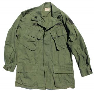 Wartime Vietnam War Usarv Jungle Jacket With Vietnamese Made Insignia