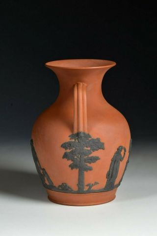 Rare 18th Century Wedgwood Pottery Rosso Antico Portland Vase 2
