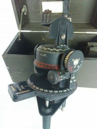 Sperti Inc.  Ohio Astro - Compass Mkii W Wood Case,  D500,  Military