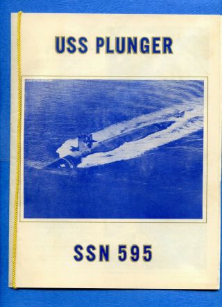 Submarine Uss Plunger Ssn 595 Commissioning Navy Ceremony Program