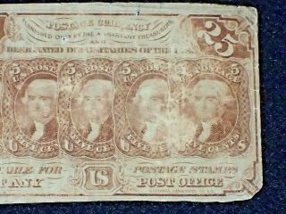 Twenty Five Cents Paper First Issue 1862 25c US Fractional Postage Currency Good 2