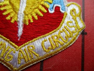 AIR FORCE PILOT PATCH USAF TAC TRAVELING AIR CIRCUS,  70s JAPANESE MADE 3