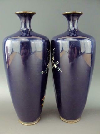 IMPRESSIVE Japanese Antique Oriental Cloisonne Enamel Vase - Meiji 3