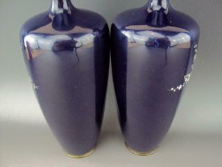 IMPRESSIVE Japanese Antique Oriental Cloisonne Enamel Vase - Meiji 9